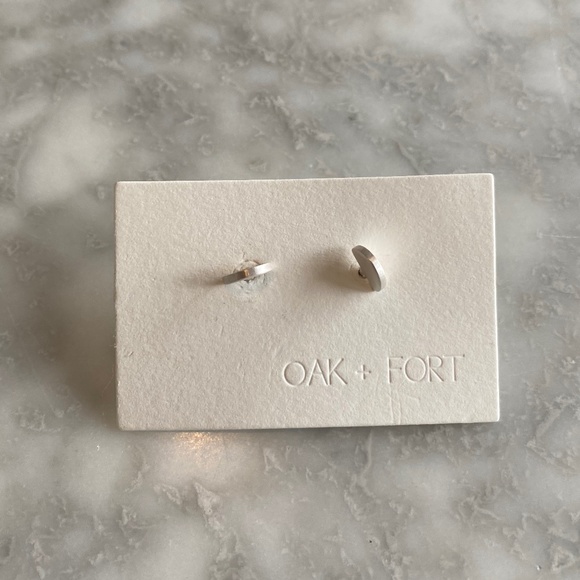 OAK + FORT 'half crescent' earrings - Picture 2 of 3